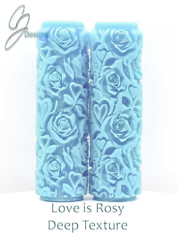 Love is Rosey Deep Impression Texture Rollers