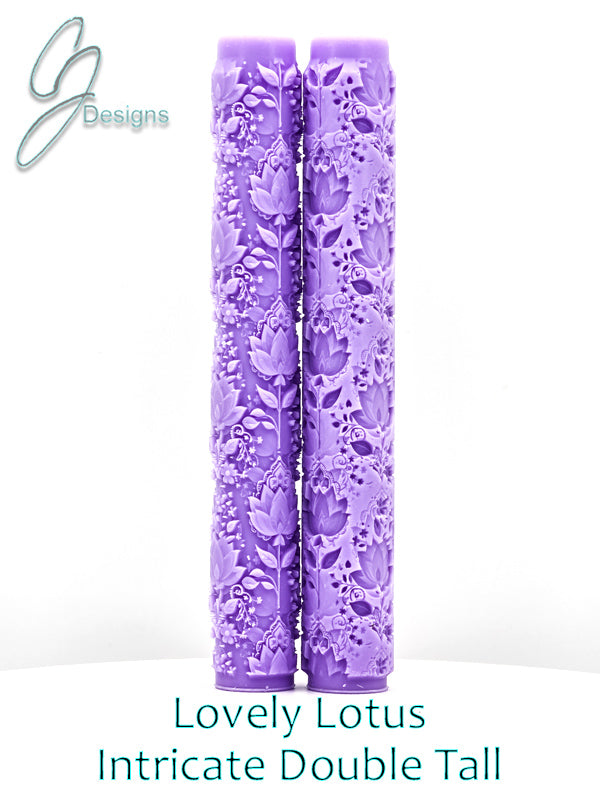 Lovely Lotus Intricate Detail Texture Roller