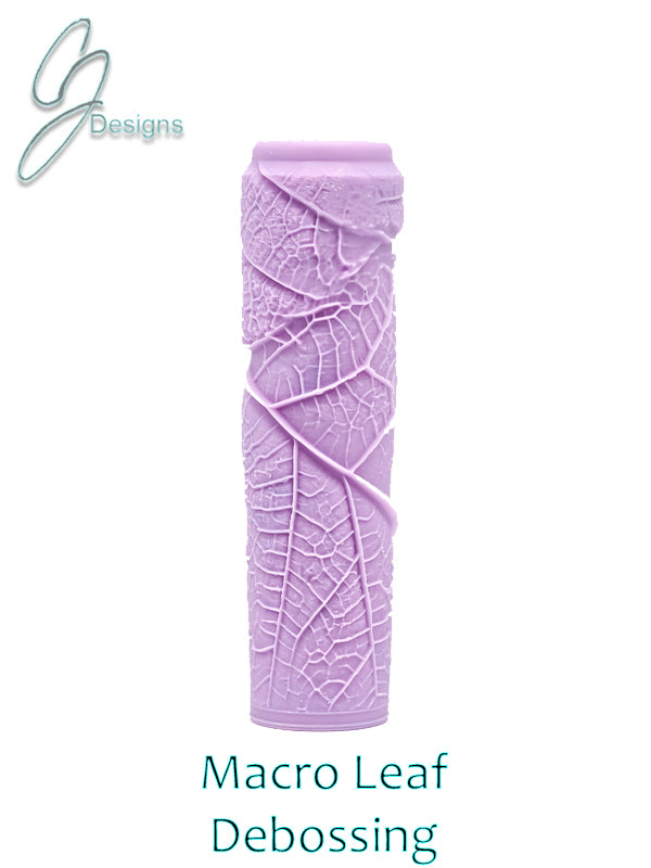 Macro Leaf Intricate Detail Texture Roller with DoubleTall Option