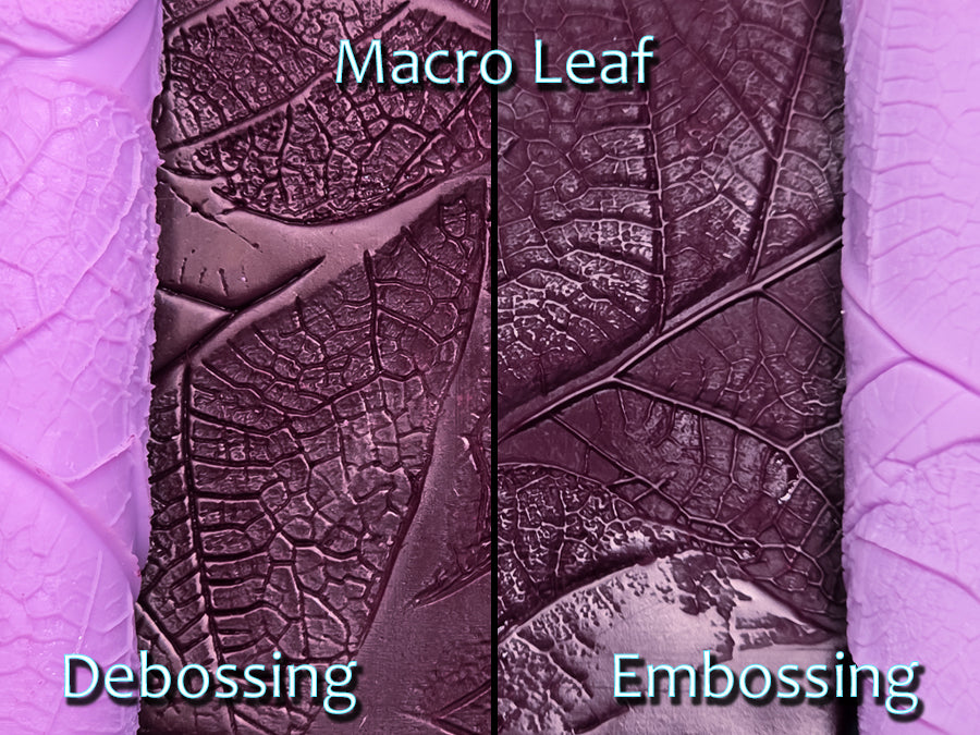 Macro Leaf Intricate Detail Texture Roller with DoubleTall Option