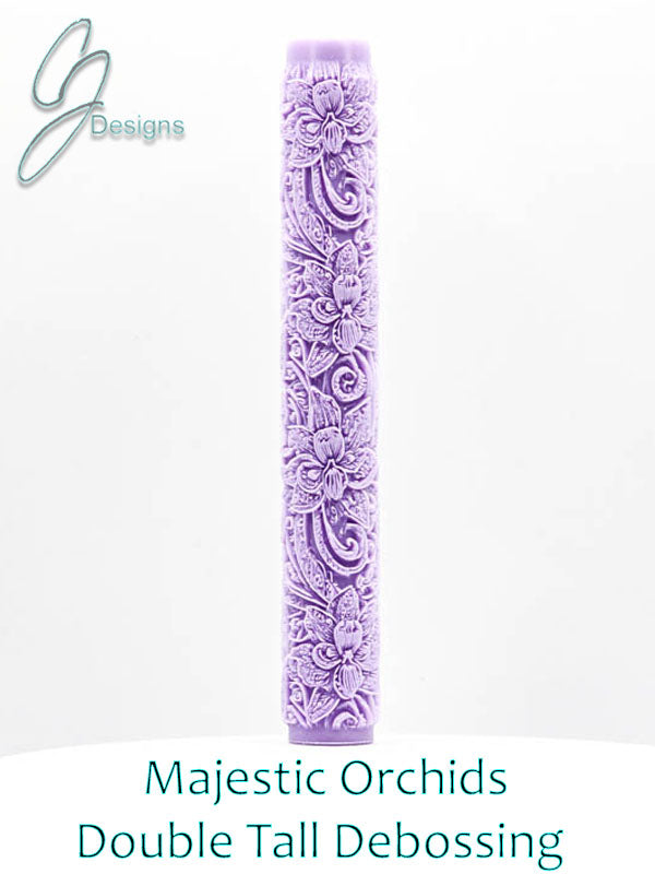 Majestic Orchids Intricate Detail Texture Roller