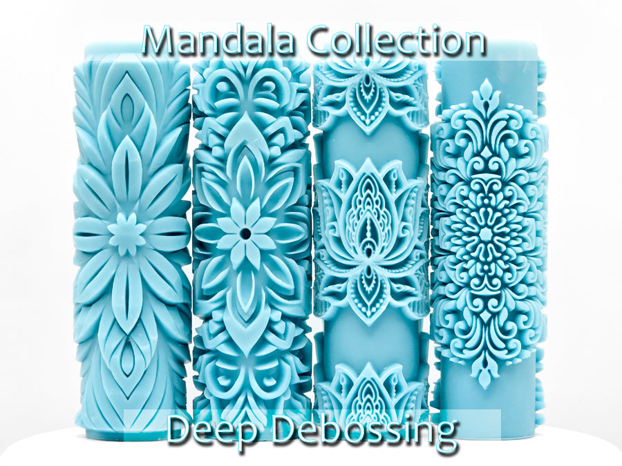Mandala Collection Deep Impression Texture Rollers