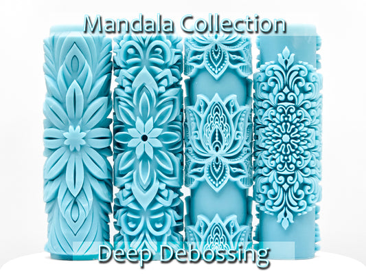 Mandala Collection Deep Impression Texture Rollers