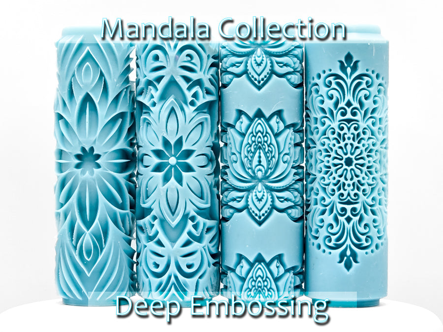 Mandala Collection Deep Impression Texture Rollers