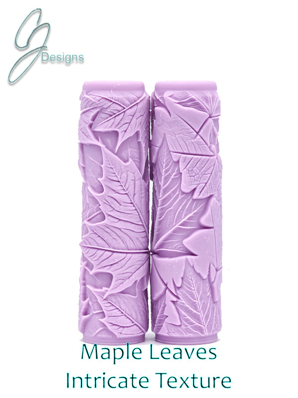 Maple Leaves Intricate Detail Texture Roller