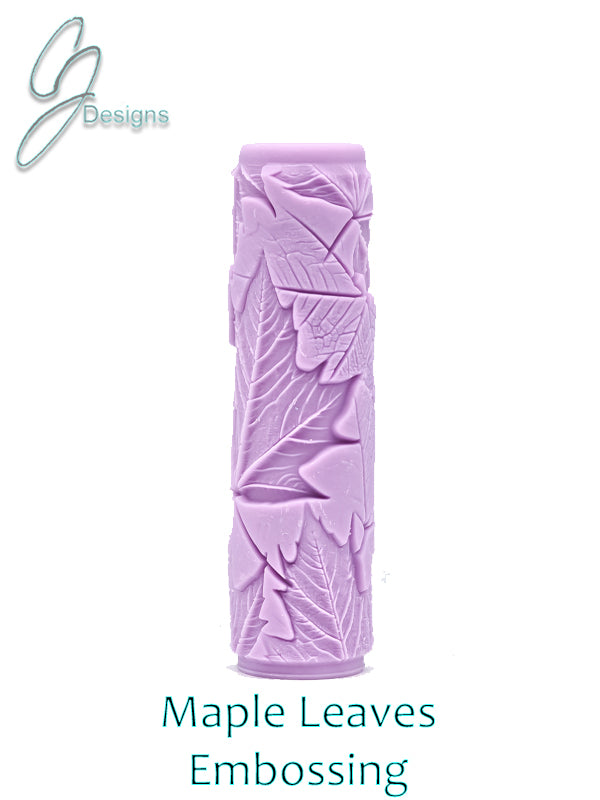 Maple Leaves Intricate Detail Texture Roller with DoubleTall Option