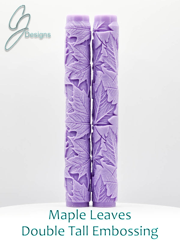 Maple Leaves Intricate Detail Texture Roller with DoubleTall Option