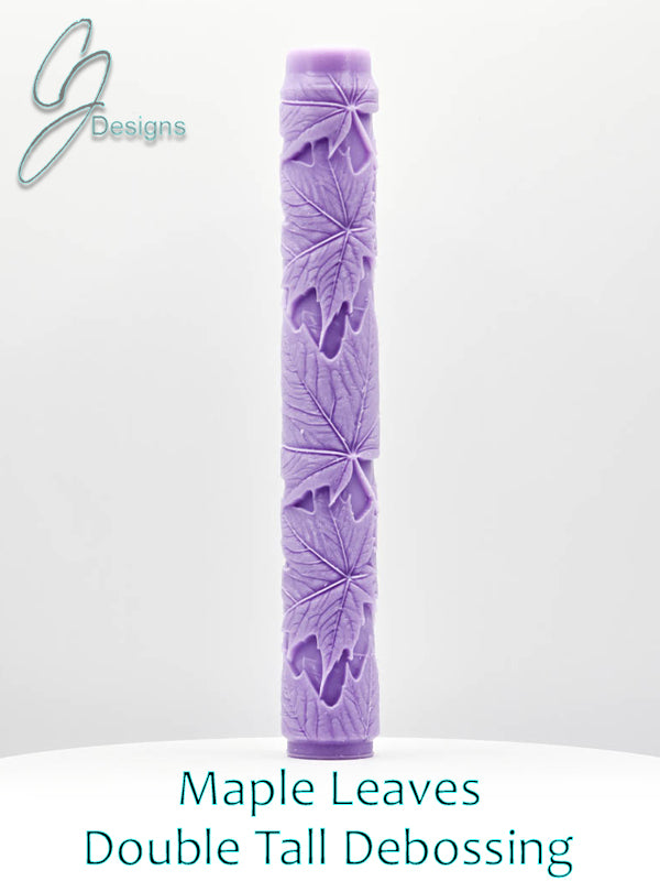 Maple Leaves Intricate Detail Texture Roller with DoubleTall Option