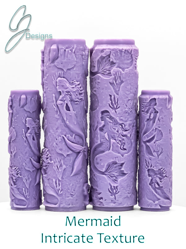 Mermaids Intricate Detail Texture Roller