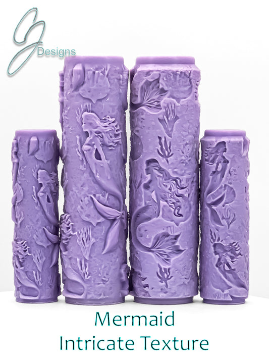 Mermaids Intricate Detail Texture Roller