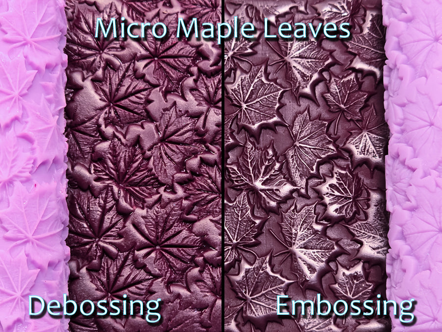 Micro Maple Leaves Intricate Detail Texture Roller