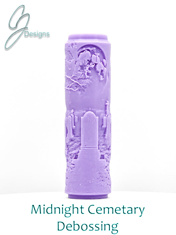Midnight Cemetery Intricate Detail Texture Roller