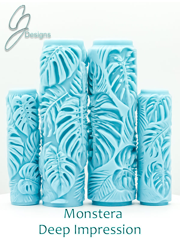 Monstera Deep Impression Texture Rollers