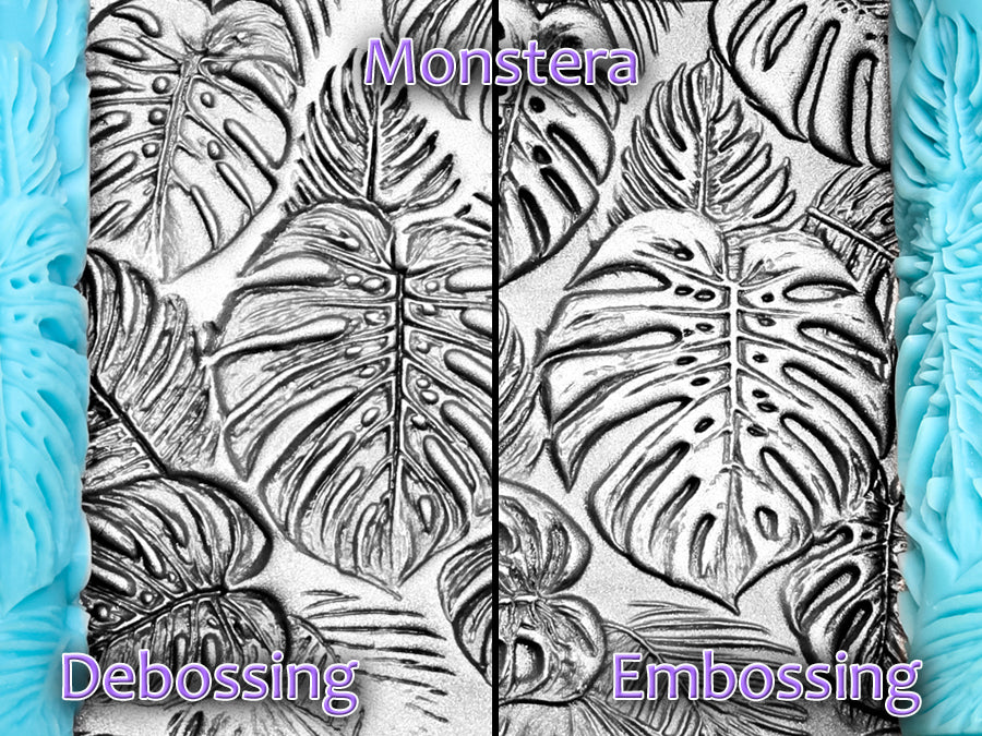 Monstera Deep Impression Texture Rollers