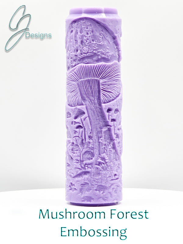 Mushroom Forest Intricate Detail Texture Roller