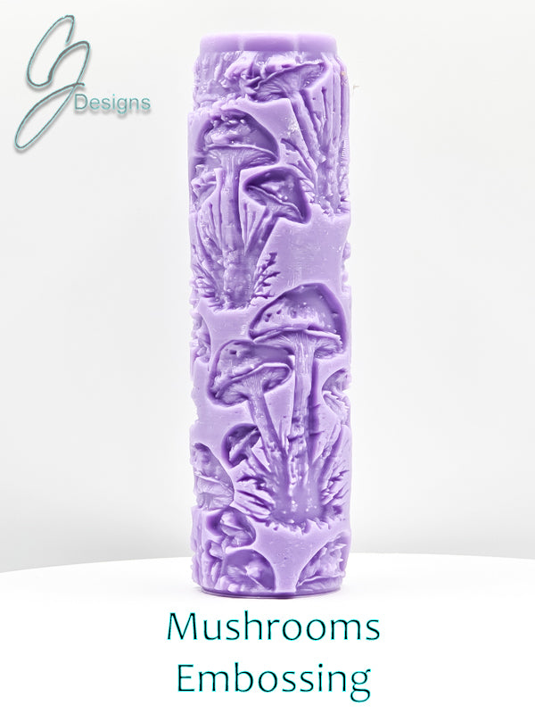Mushrooms Intricate Detail Texture Roller
