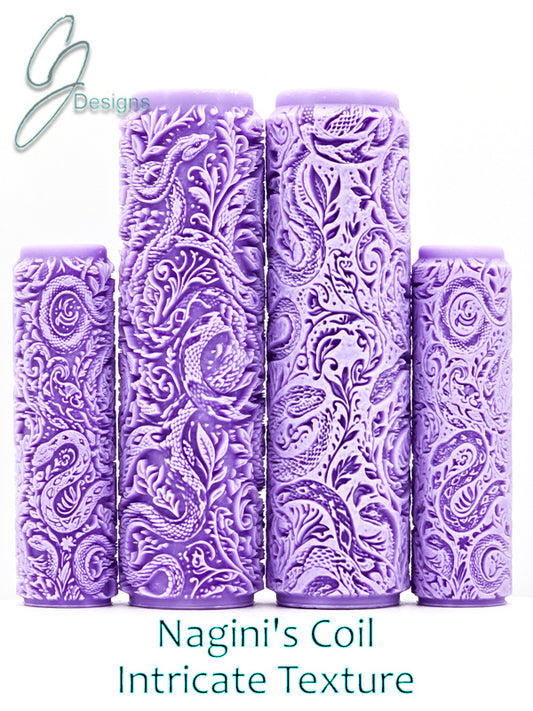 Nagini's Coil Intricate Detail Texture Roller