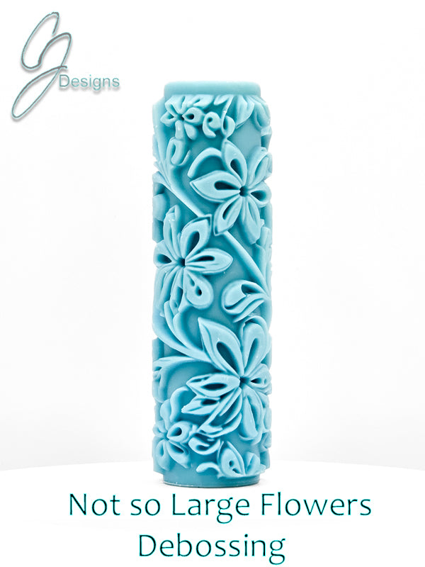 Not so Large Flowers Deep Impression Texture Rollers