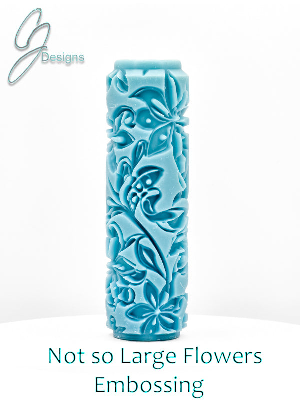 Not so Large Flowers Deep Impression Texture Rollers