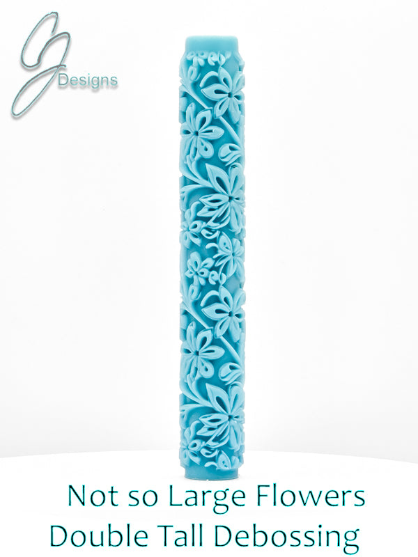 Not so Large Flowers Deep Impression Texture Rollers