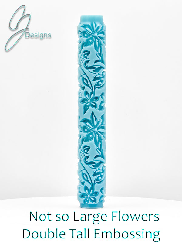 Not so Large Flowers Deep Impression Texture Rollers