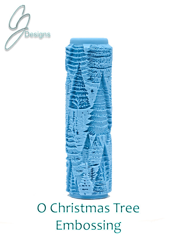O Christmas Tree Deep Impression Texture Roller