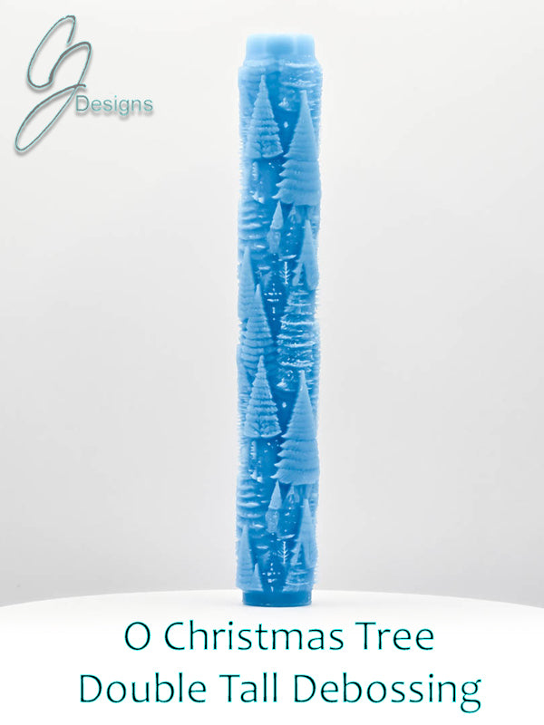 O Christmas Tree Deep Impression Texture Roller with DoubleTall Option