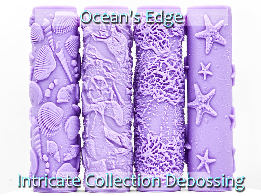 Ocean's Edge Collection Intricate Detail Texture Rollers