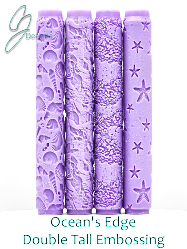 Ocean's Edge Collection Intricate Detail Texture Rollers