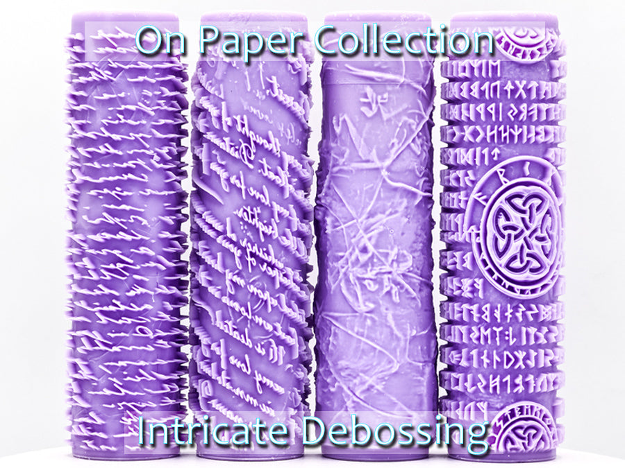 On Paper Collection Intricate Detail Texture Rollers