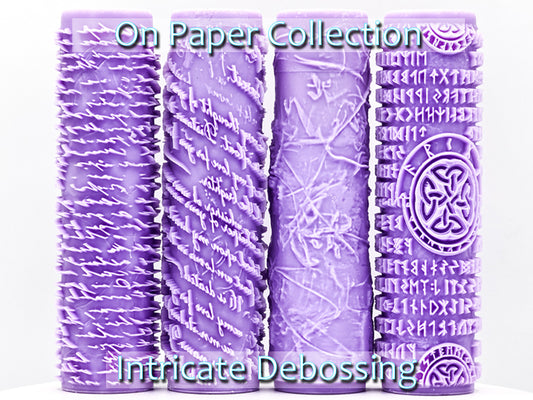 On Paper Collection Intricate Detail Texture Rollers