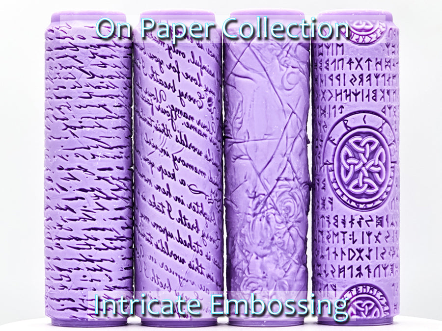 On Paper Collection Intricate Detail Texture Rollers