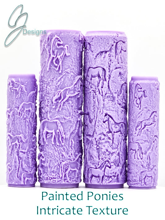 Painted Ponies Intricate Detail Texture Roller