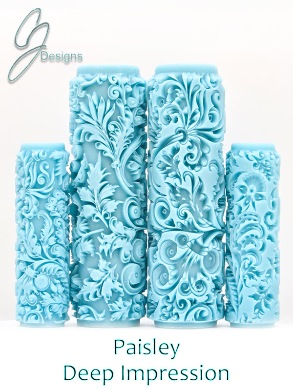 Paisley Deep Impression Texture Rollers