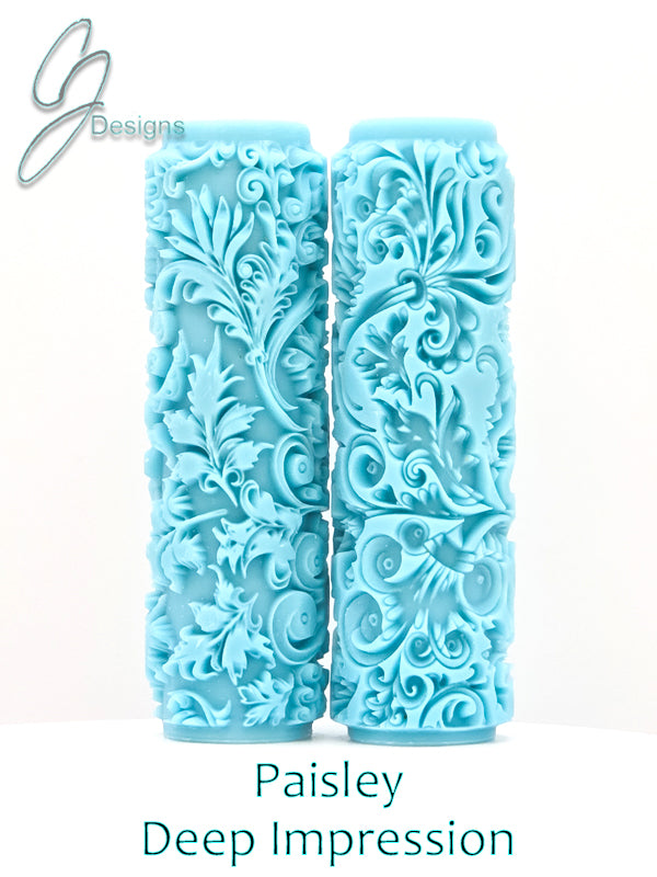 Paisley Deep Impression Texture Rollers