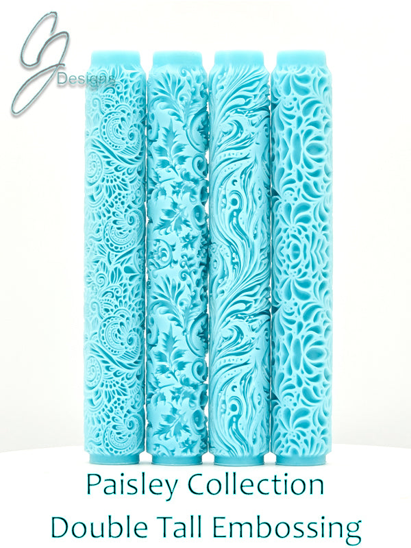 Paisley Collection Deep Impression Texture Rollers