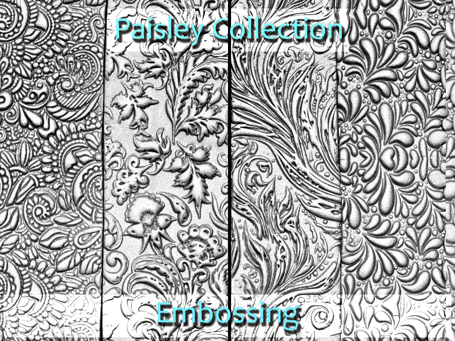 Paisley Collection Deep Impression Texture Rollers