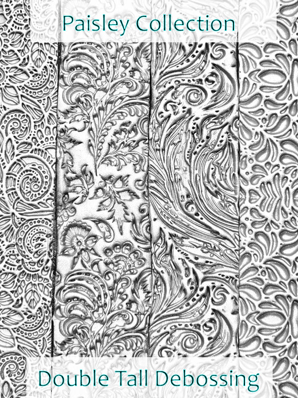 Paisley Collection Deep Impression Texture Rollers