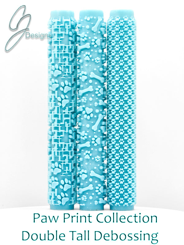 Paw Print Collection Deep Impression Texture Rollers