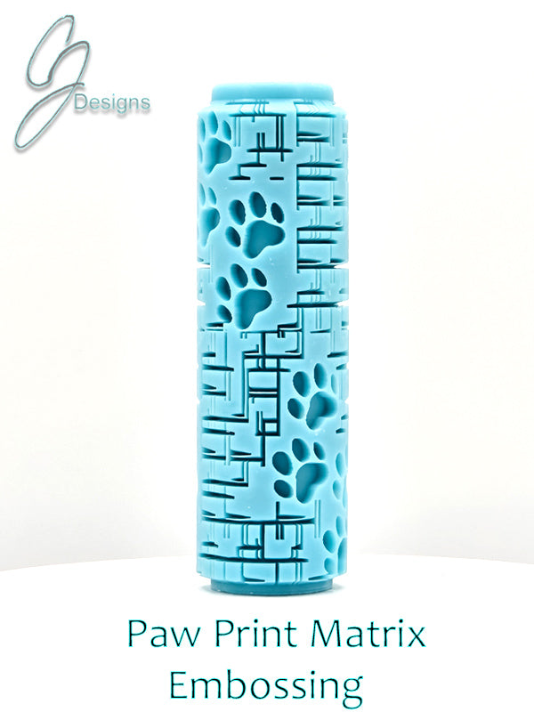 Paw Print Matrix Deep Impression Texture Rollers
