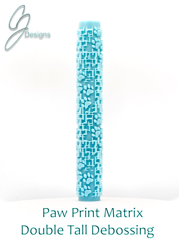 Paw Print Matrix Deep Impression Texture Rollers