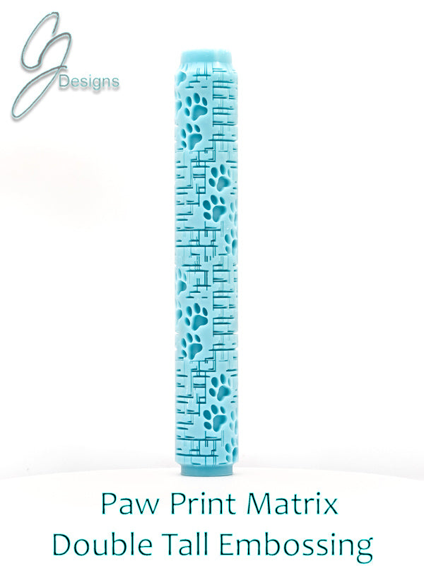 Paw Print Matrix Deep Impression Texture Rollers