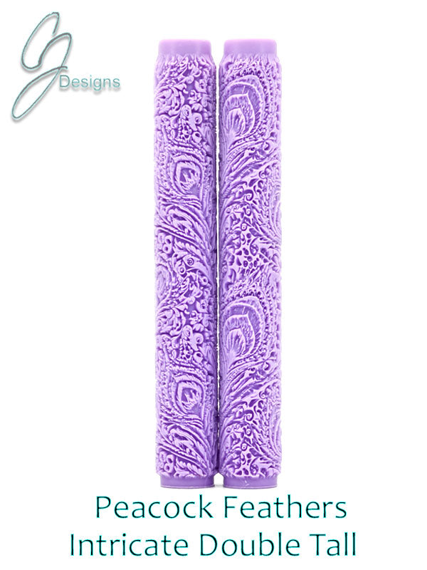 Peacock Feathers Intricate Detail Texture Roller