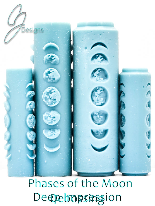 Phases of the Moon Deep Impression Texture Rollers