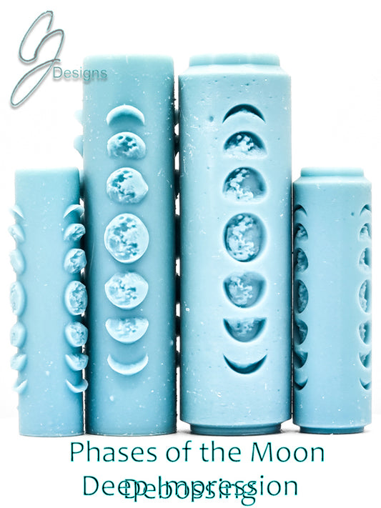 Phases of the Moon Deep Impression Texture Rollers