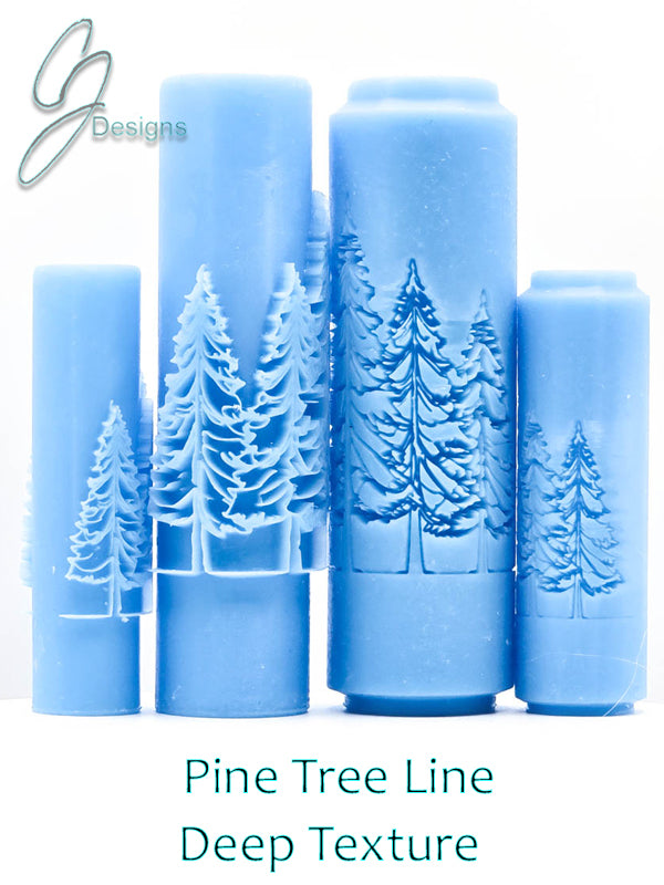 Pine Tree Line Deep Impression Texture Rollers