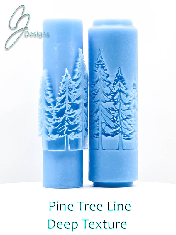 Pine Tree Line Deep Impression Texture Rollers
