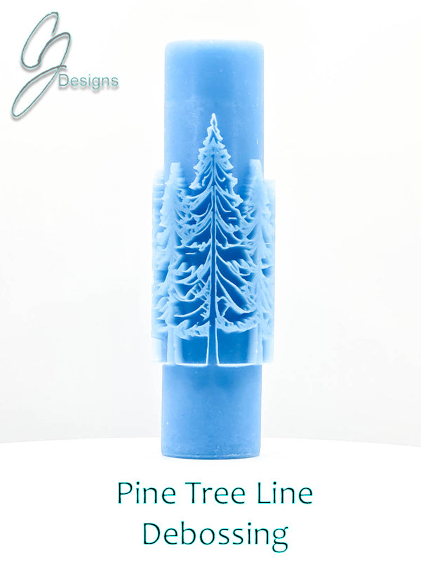 Pine Tree Line Deep Impression Texture Rollers