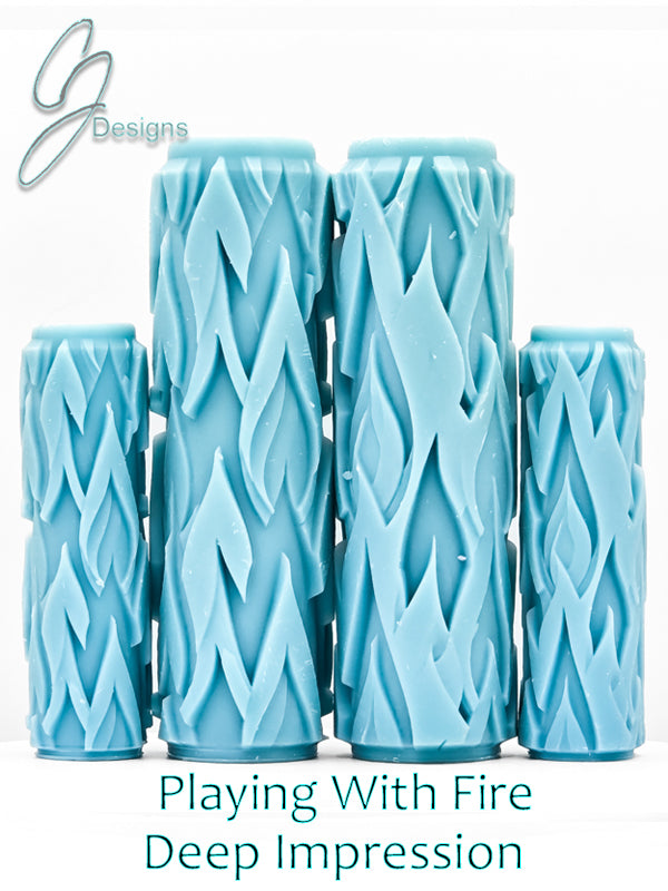 Playing With Fire Deep Impression Texture Rollers
