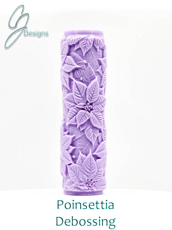 Poinsettia Intricate Detail Texture Roller